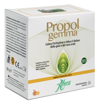 Aboca Propolgemma Adulti Irritazione Cavo Orale 20 Compresse Orosolubili - DISPOSITIVO MEDICO Classe II a Aboca Propolgemma Adulti Irritazione Cavo Orale 20 Compresse Orosolubili - DISPOSITIVO MEDICO Classe II a