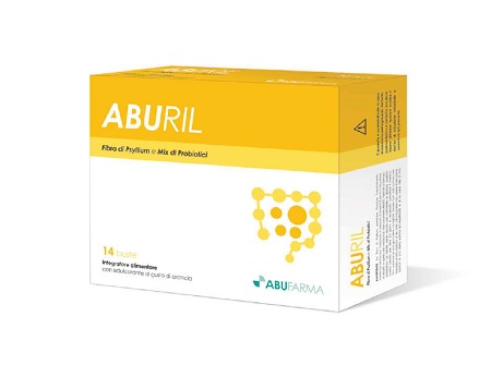 Aburil Integratore Di Fibre e Probiotici Lassativo 14 Bustine