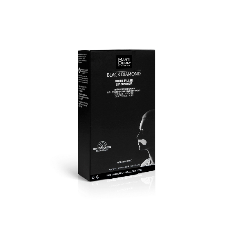 Martiderm - Black diamond - Ionto-Filler Lip Contour - 4 buste con 1 patch + tubetto da 4 ml Martiderm - Black diamond - Ionto-Filler Lip Contour - 4 buste con 1 patch + tubetto da 4 ml