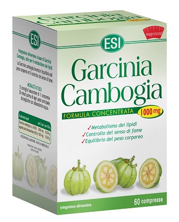 ESI Garcinia Cambogia Integratore Metabolismo Lipidi 60 Compresse 1000 mg