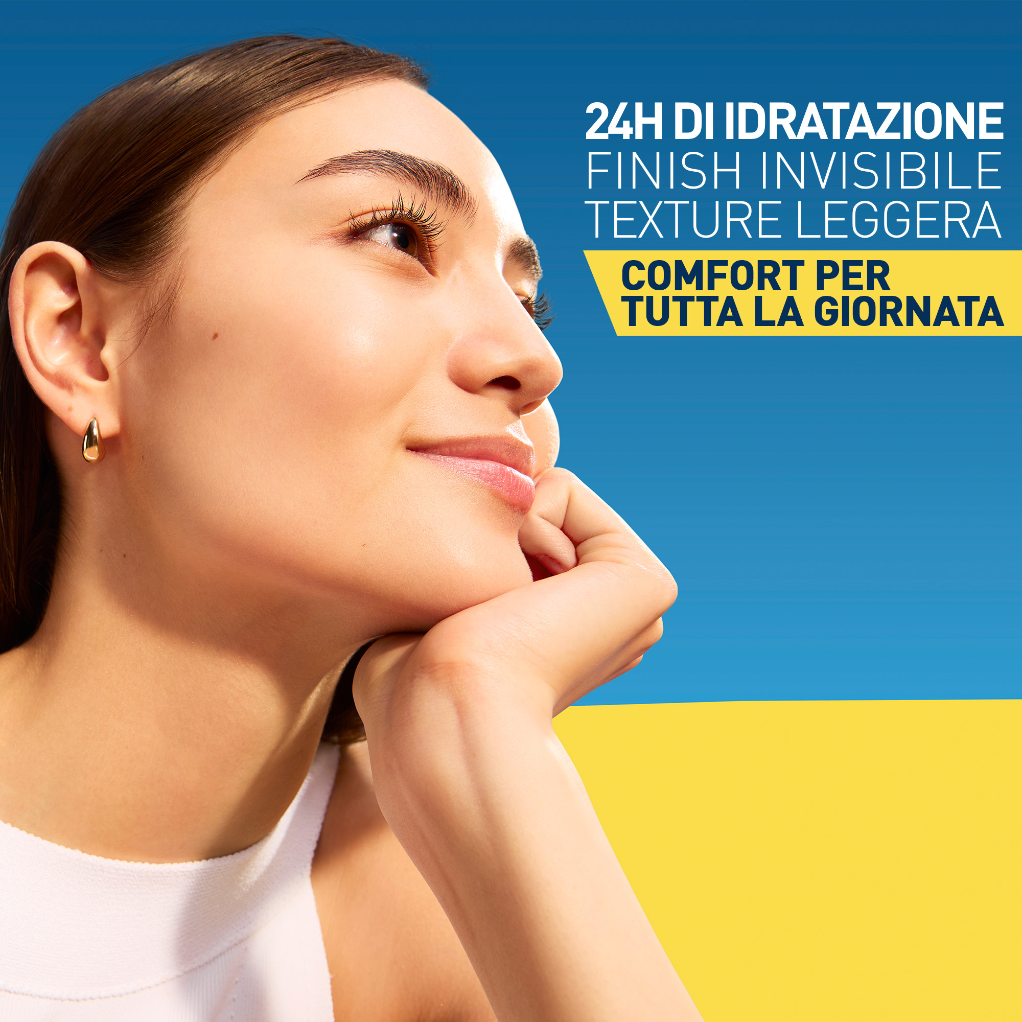 CeraVe Fluido Solare Idratante Invisibile - Protezione Solare SPF50 Viso 50 ml