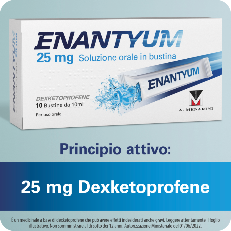 ENANTYUM BEVIBILE 10BUSTE 25MG ENANTYUM BEVIBILE 10BUSTE 25MG