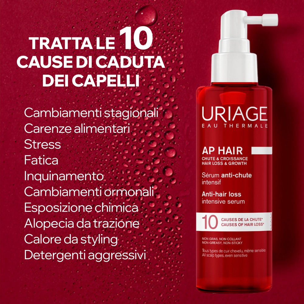 Uriage AP Hair - Siero Anticaduta Intensivo 100 ml