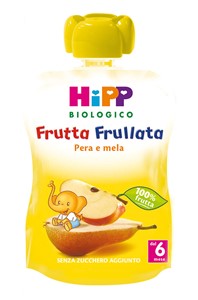 HiPP Biologico Frutta Frullata pera e mela 90 g HiPP Biologico Frutta Frullata pera e mela 90 g