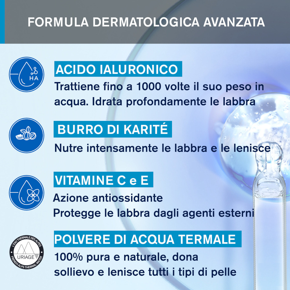 URIAGE EAU THERMALE STICK LABBRA CON POLVERE DI ACQUA TERMALE