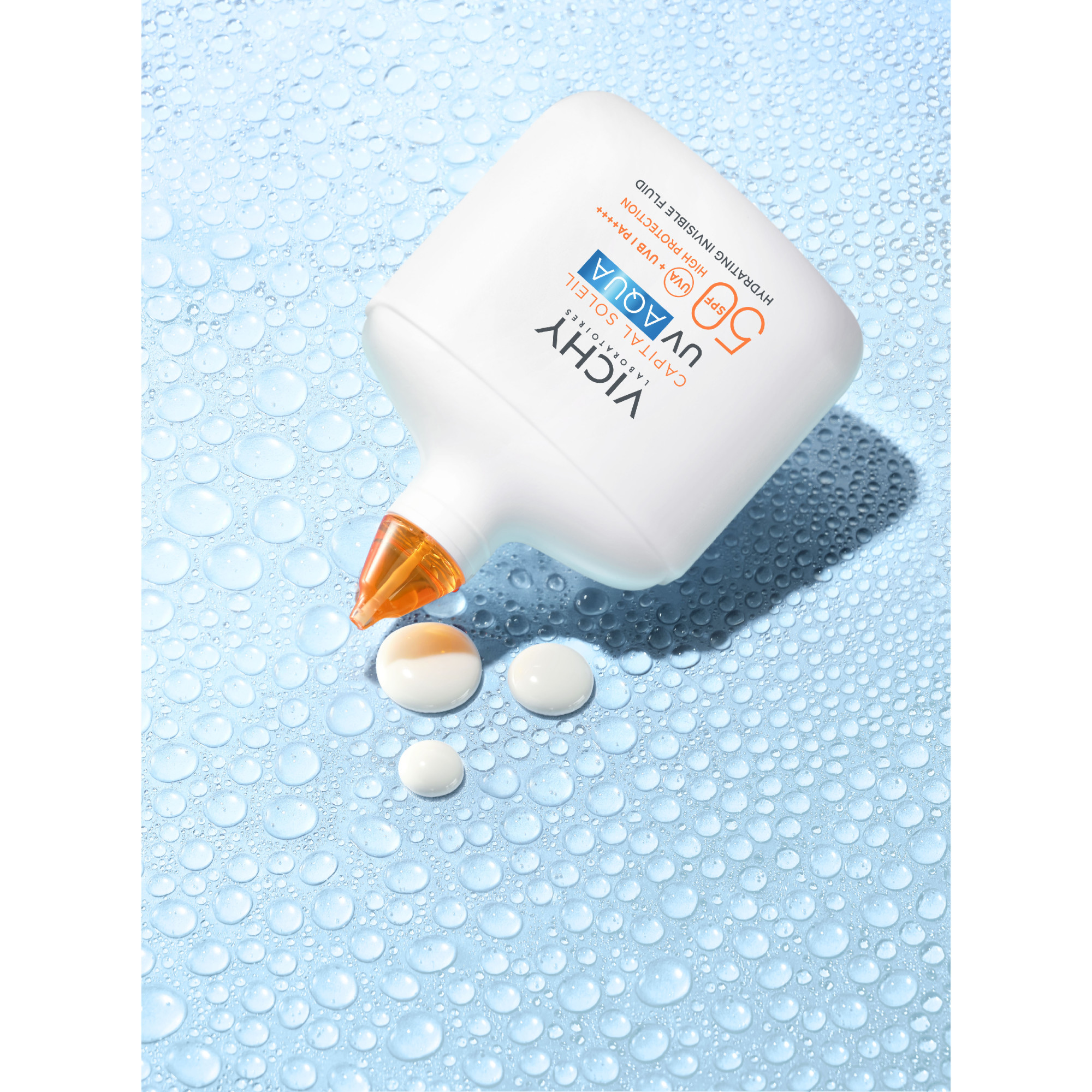 Vichy Capital Soleil UV Aqua SPF50 - Fluido Idratante Invisibile Viso 50 ml