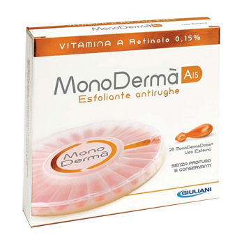 MonoDermà A15 Esfoliante Antirughe Viso 28 Capsule Vegetali