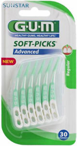 Gum Soft-Picks Advanced Scovolini Interdentali 30 Pezzi Taglia M Gum Soft-Picks Advanced Scovolini Interdentali 30 Pezzi Taglia M