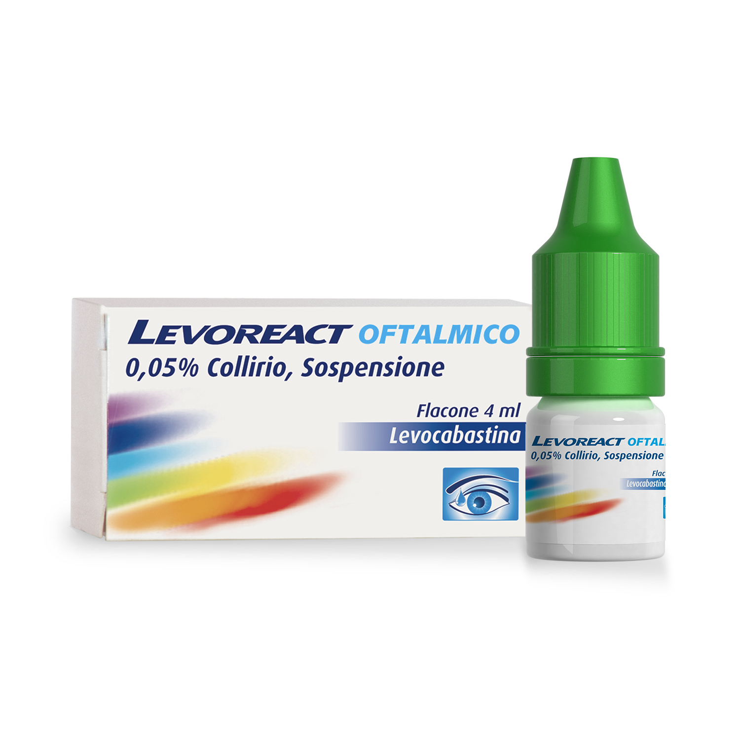 Levoreact Collirio Antistaminico per Occhi che Lacrimano e Congiuntivite Allergica Levoreact Collirio Antistaminico per Occhi che Lacrimano e Congiuntivite Allergica