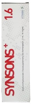 Synsons+ - Siringa preriempita a base di Acido Ialuronico 1,6% - 16 mg - 2 ml