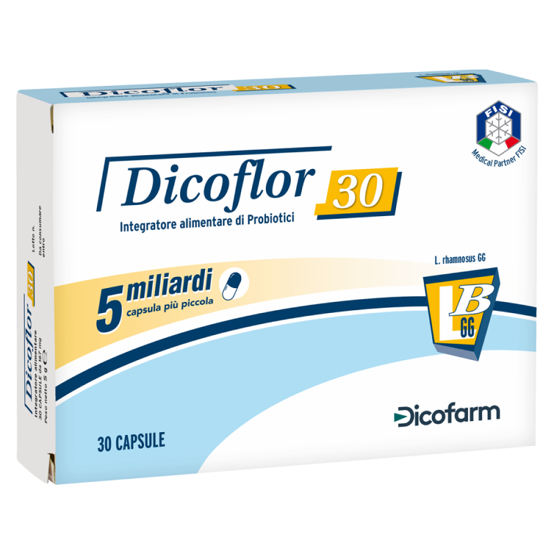 Dicoflor 30 - Integratore di Fermenti Lattici - 30 capsule 