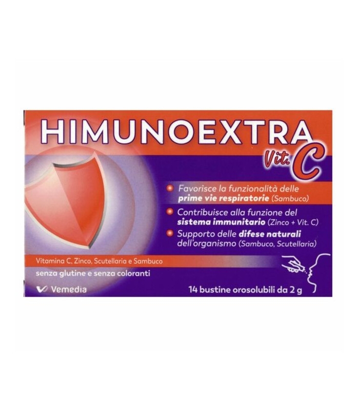 HIMUNOEXTRA C 14 Buste  - Integratore per il sistema immunitario HIMUNOEXTRA C 14 Buste  - Integratore per il sistema immunitario