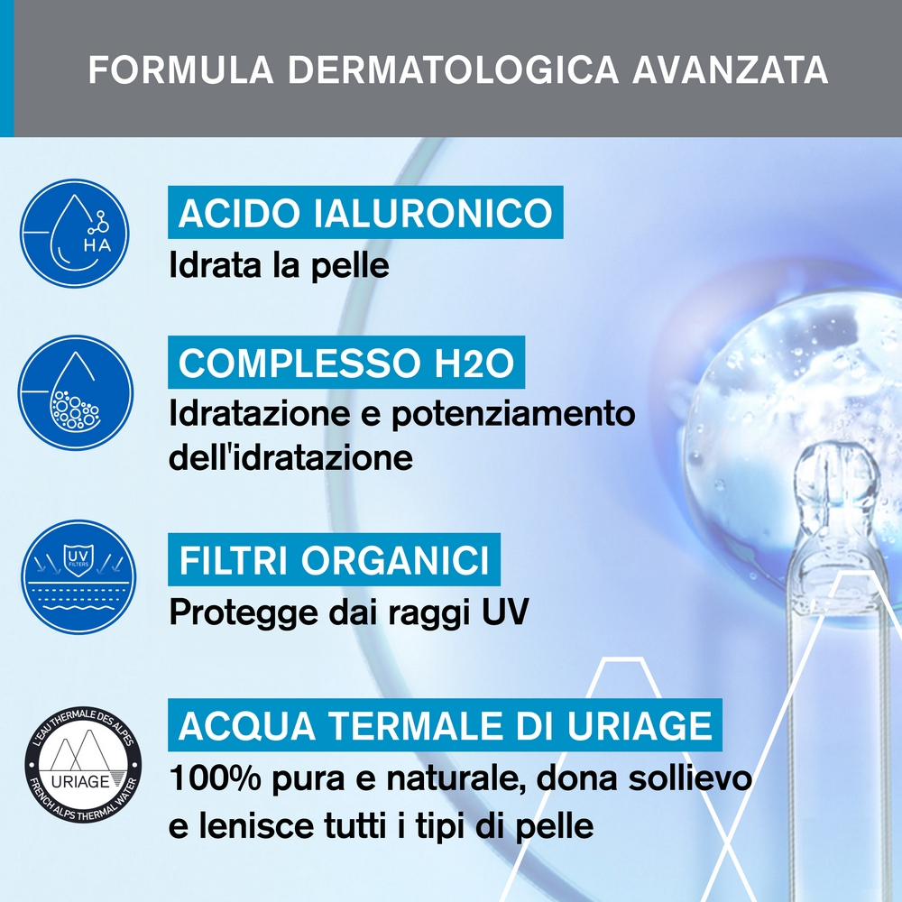 Uriage Eau Thermale Crema Leggera all'Acqua SPF20 Idratante Viso 40 ml Uriage Eau Thermale Crema Leggera all'Acqua SPF20 Idratante Viso 40 ml