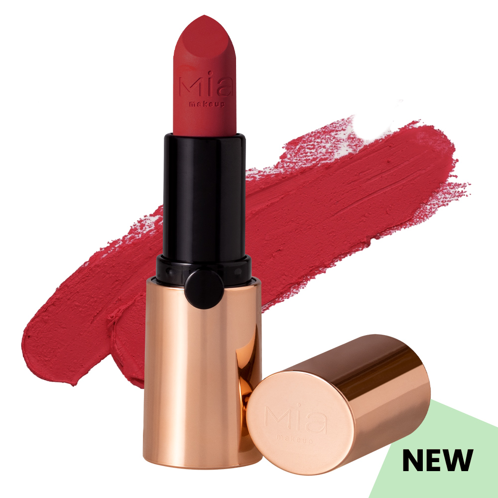 Mia Makeup - Glam Flow Lipstick - Rossetto Matte A Lunga Tenuta N.17 Passionné