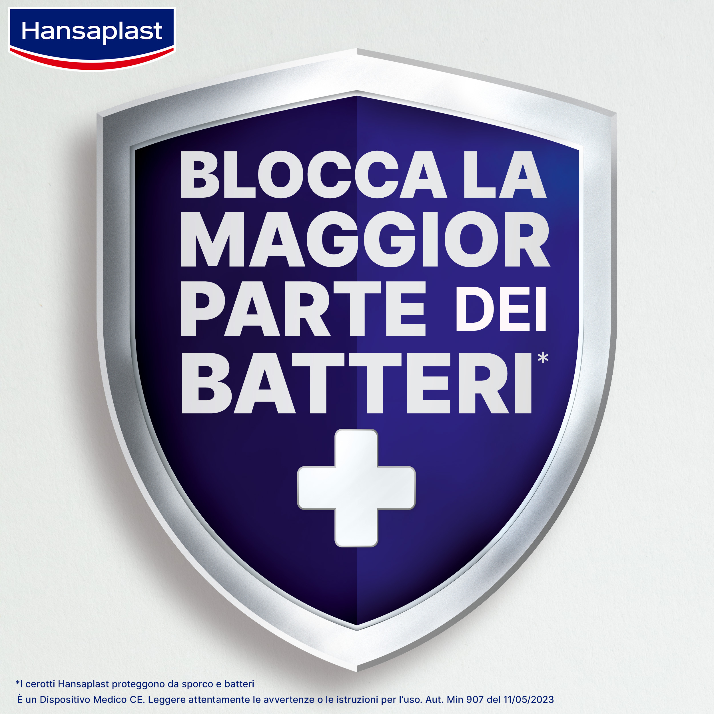 Hansaplast Cerotti Universal, Impermeabili e traspiranti per tutte le ferite, 20 pezzi da 19 x 72 mm