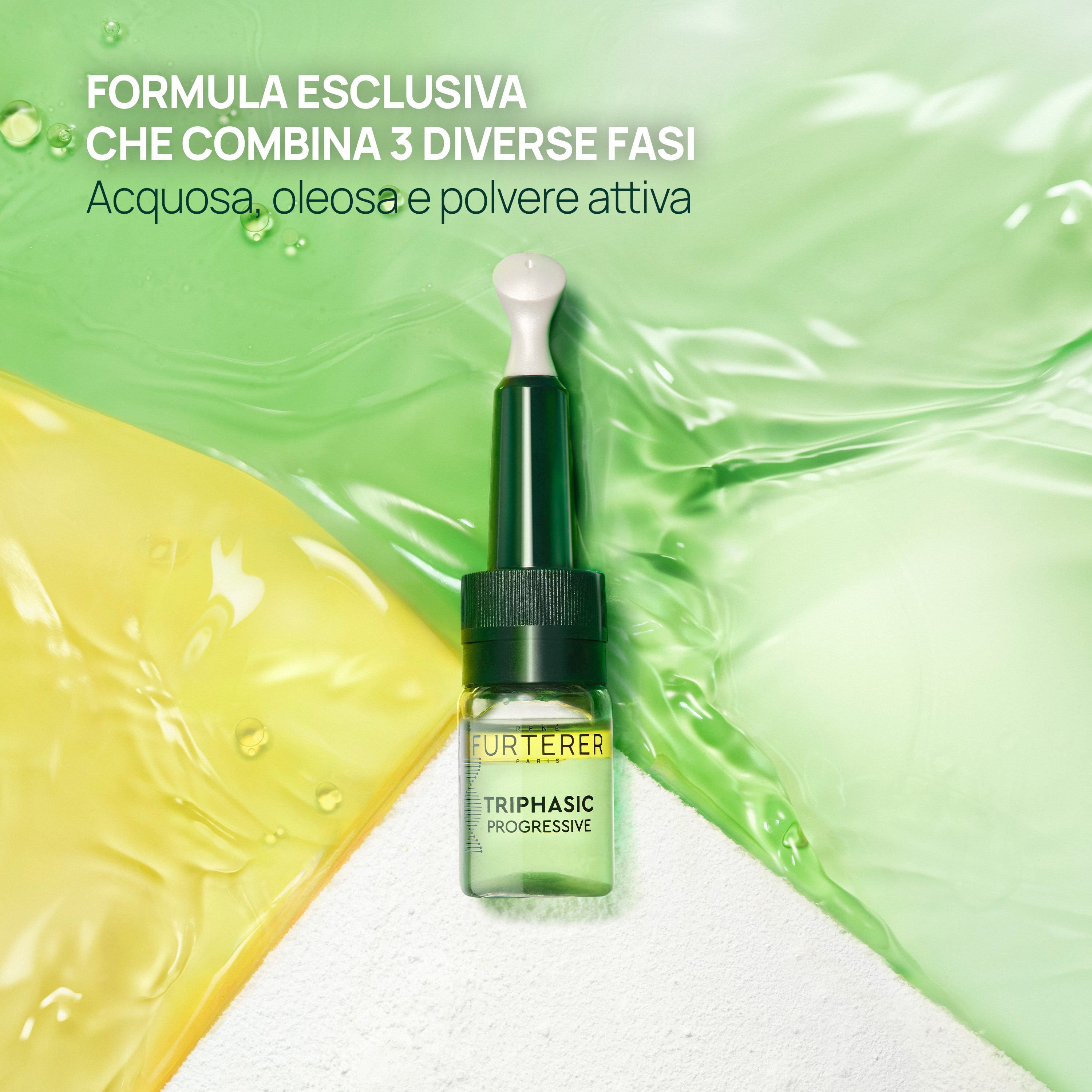 Rene Furterer Triphasic Progressive - Trattamento Anticaduta Longevità & Densità 8 Fiale