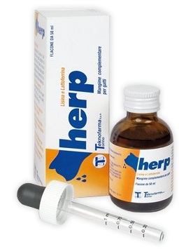 Teknofarma Herp Integratore Infezioni Herpes Gatti 50 ml