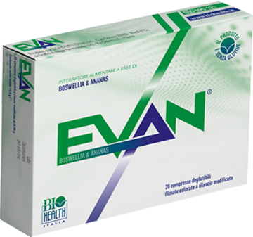 Evan Boswelia Ananas Integratore Articolazioni 20 Compresse