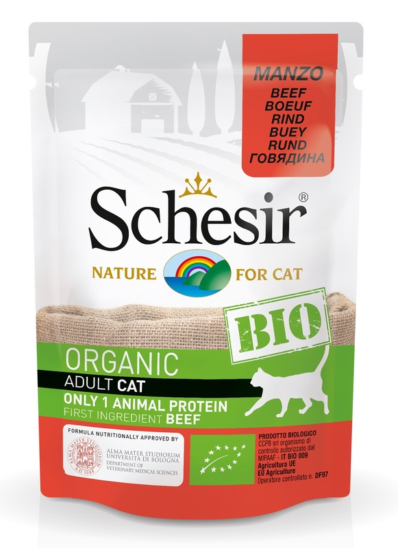 SCHESIR CAT BIO MANZO 85G