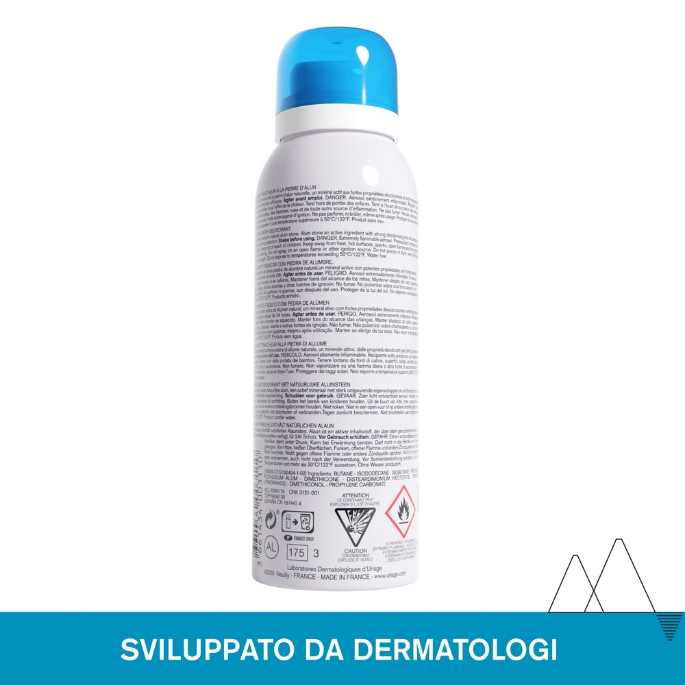 Uriage Deodorante Fraicheur Spray Antibatterico 125 ml