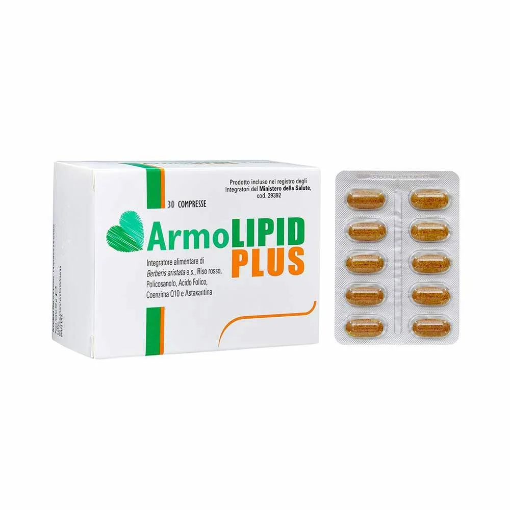 ArmoLipid Plus Integratore con Riso Rosso, 30 Comprese -SCADENZA 30 GIUGNO 2026
