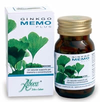 Aboca Ginkgo Memo Plus Integratore Memoria e Concentrazione 50 Opercoli