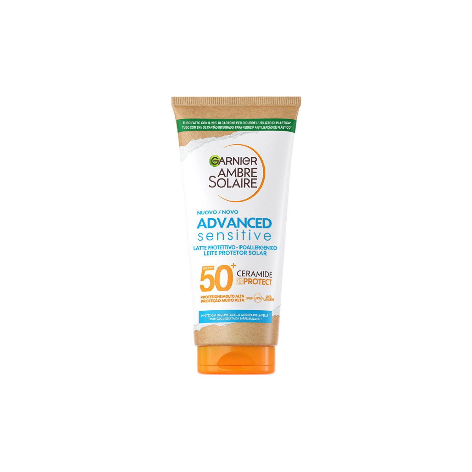 GARNIER AMBRE SOLAIR AS LATTE SPF 50+ 175 ML GARNIER AMBRE SOLAIR AS LATTE SPF 50+ 175 ML