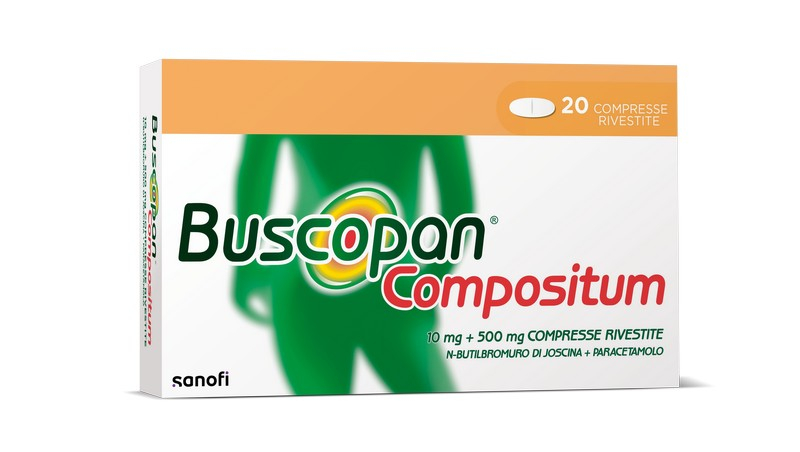 Buscopan Compositum 10mg + 500mg 20 Compresse Rivestite