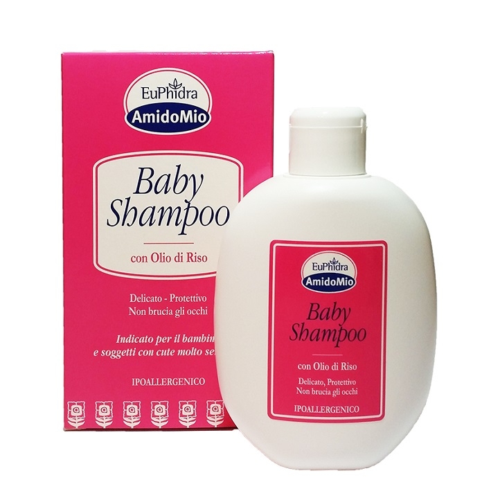 Euphidra AmidoMio Baby Shampoo - Delicato e protettivo per bambini - 200 ml Euphidra AmidoMio Baby Shampoo - Delicato e protettivo per bambini - 200 ml