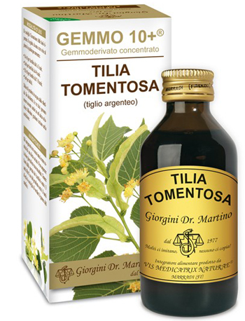 TIGLIO ARGENTEO LIQUIDO ANALCOOLICO GEMMO 10+ 100 ML TIGLIO ARGENTEO LIQUIDO ANALCOOLICO GEMMO 10+ 100 ML