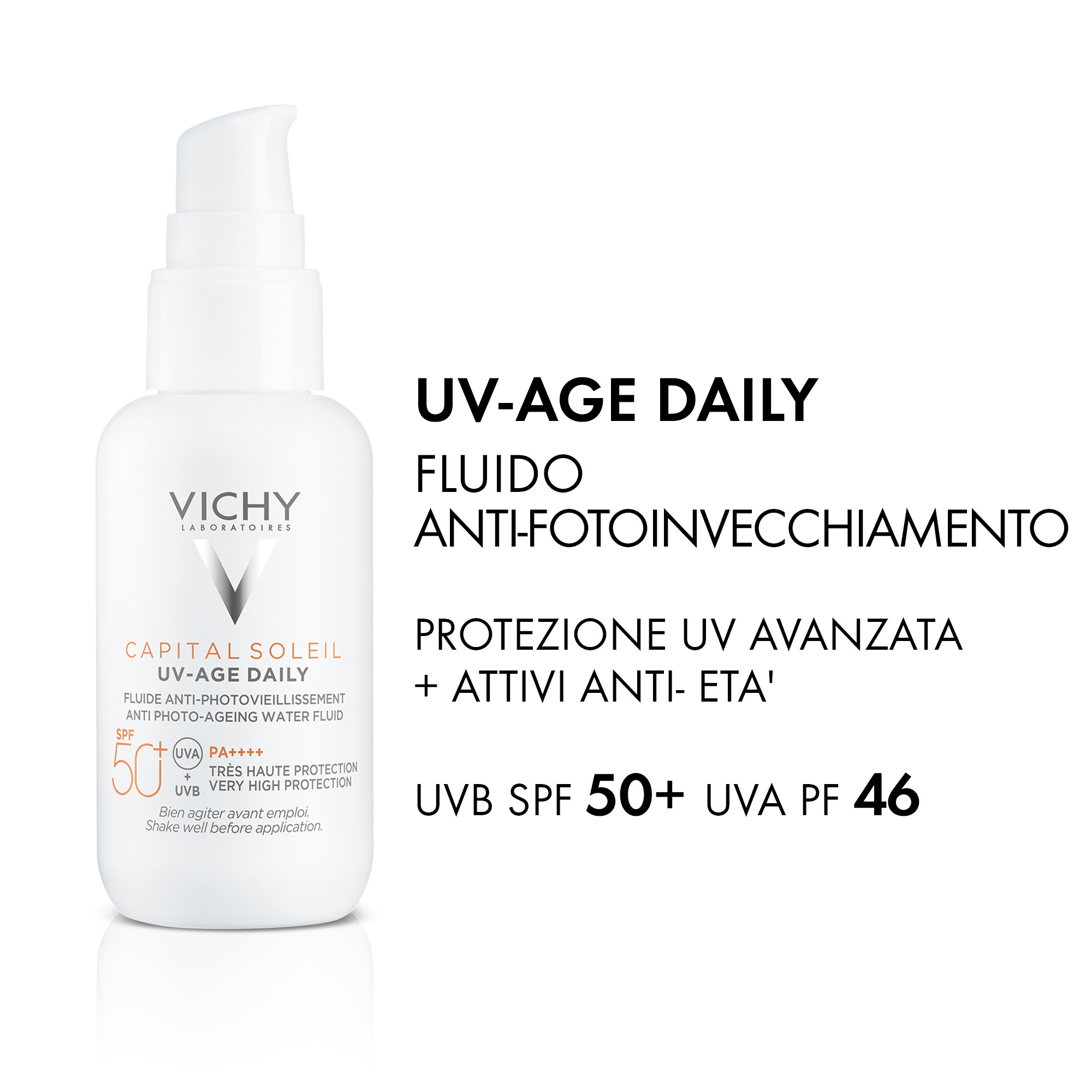 Vichy Capital Soleil UV-Age Daily SPF50+ Fluido Anti Fotoinvecchiamento 40 ml