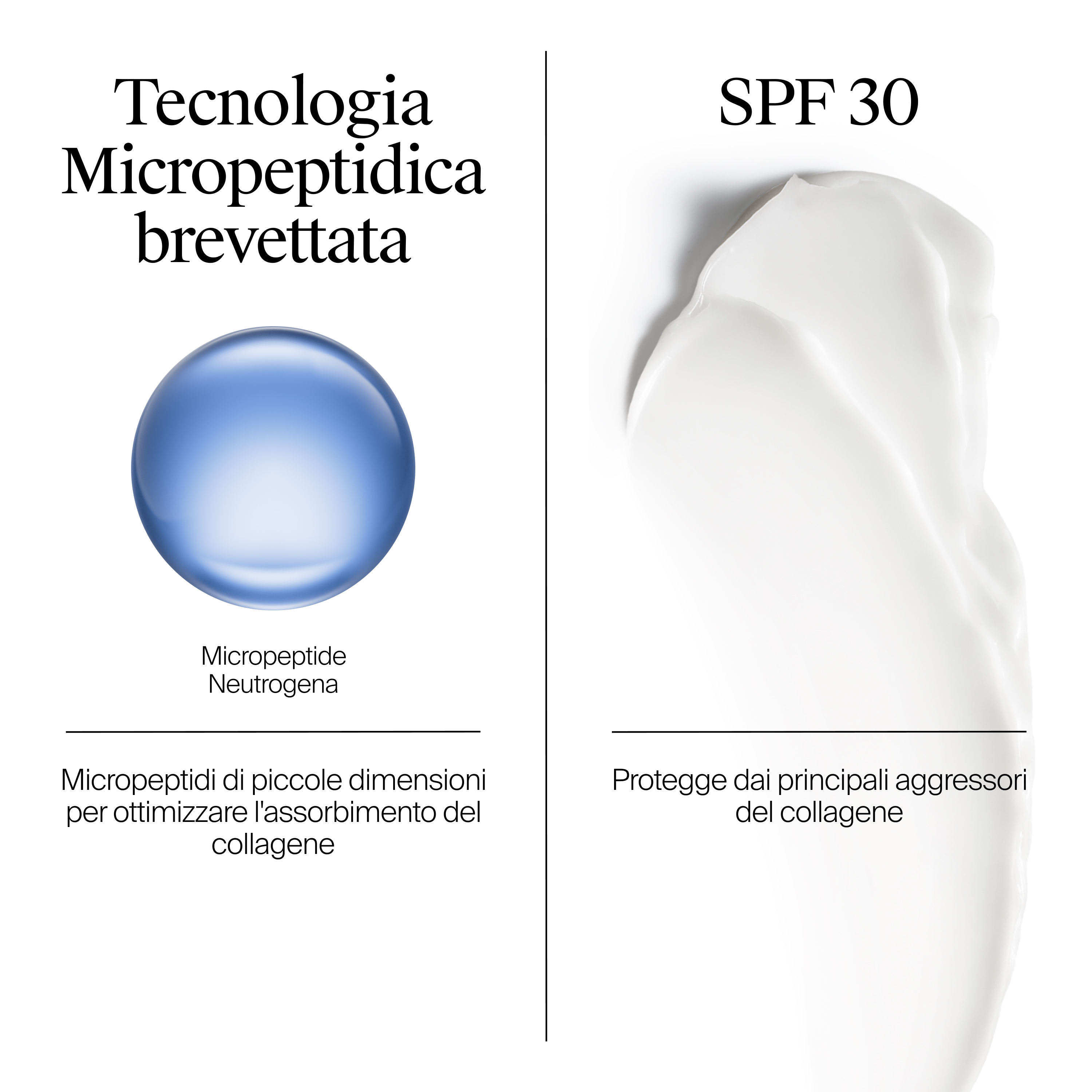 Crema Idratante Viso Collagen Bank con Collagene Marino e SPF 30 per una protezione solare anti-età di tutti i tipi di pelle, 50 Ml