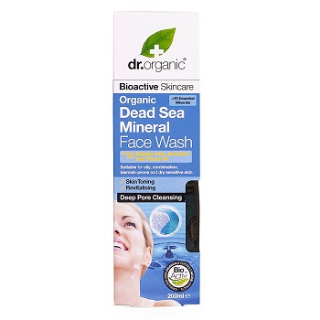Dr. Organic Sali del Mar Morto Detergente Viso Purificante 200 ml