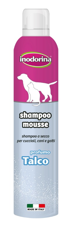 INODORINA SHAMPOO MOUSSE TALCO