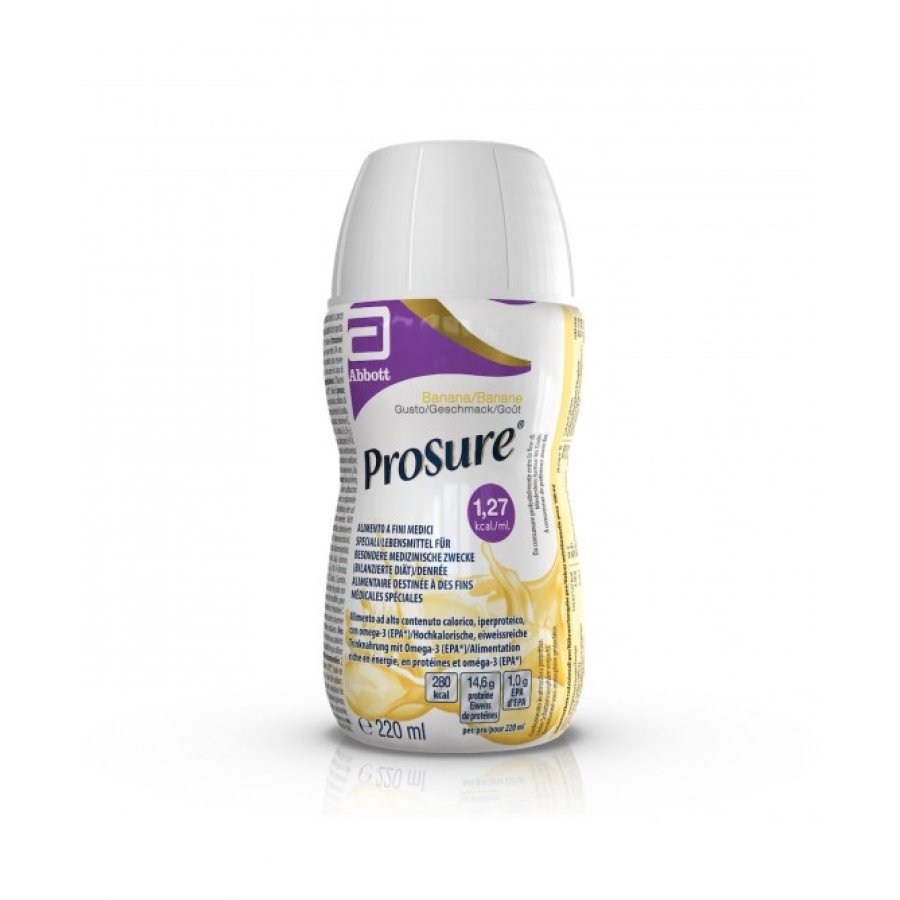 ProSure Integratore Proteico Ipercalorico-Gusto Banana 220ml ProSure Integratore Proteico Ipercalorico-Gusto Banana 220ml