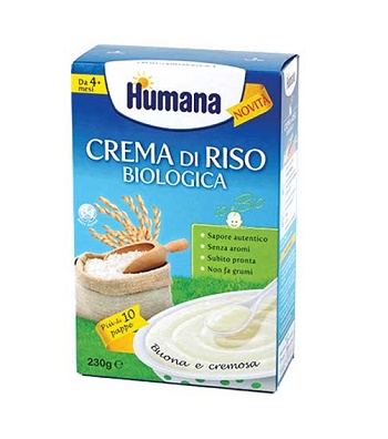 Humana Crema di Riso Biologica Senza Glutine 230 g Humana Crema di Riso Biologica Senza Glutine 230 g