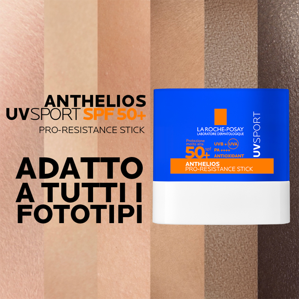 La Roche-Posay - Anthelios Uvsport Pro-Resistance Stick SPF50+ Viso 10 ml