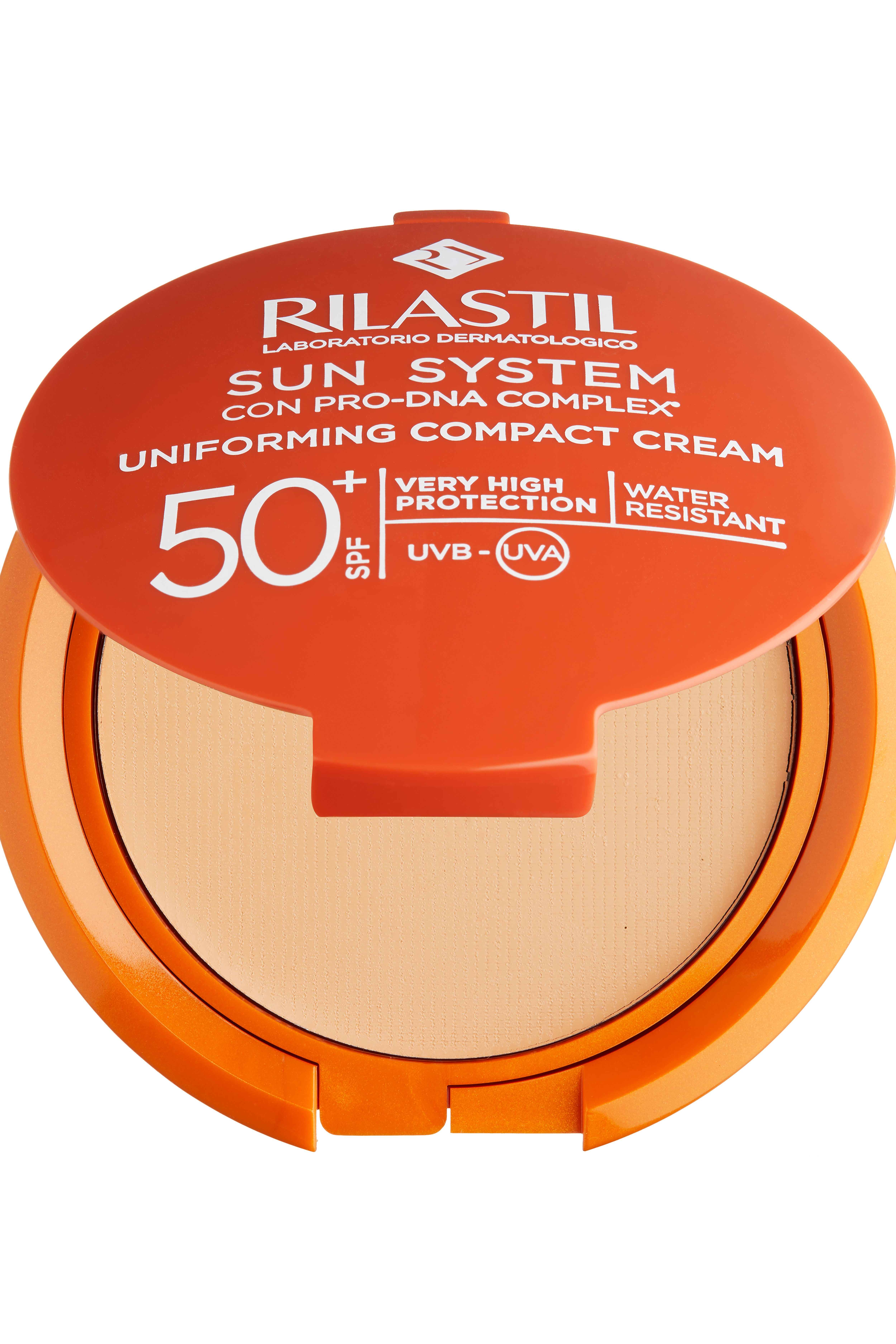 Rilastil Sun System - Crema Compatta Uniformante SPF50+ Colore Beige 10 g