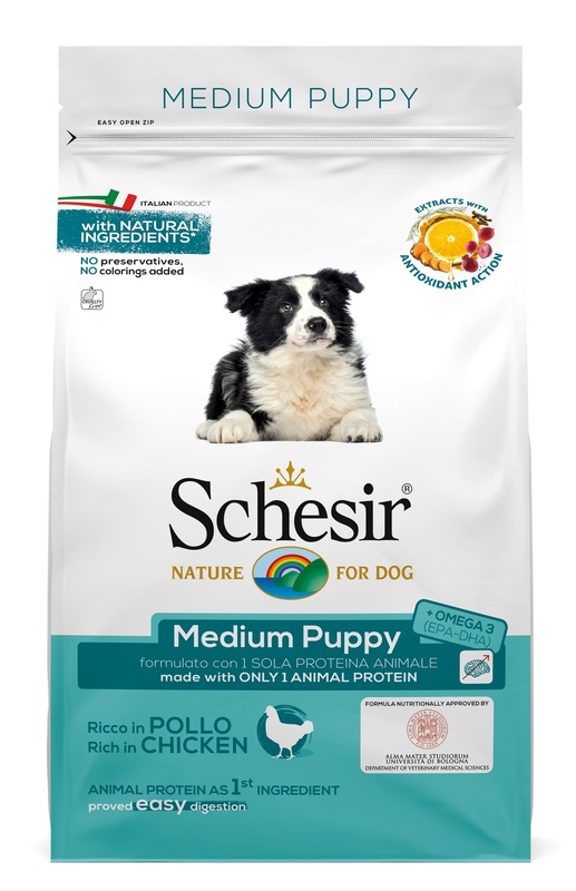 SCHESIR DOG PUPPY POLLO M 3KG