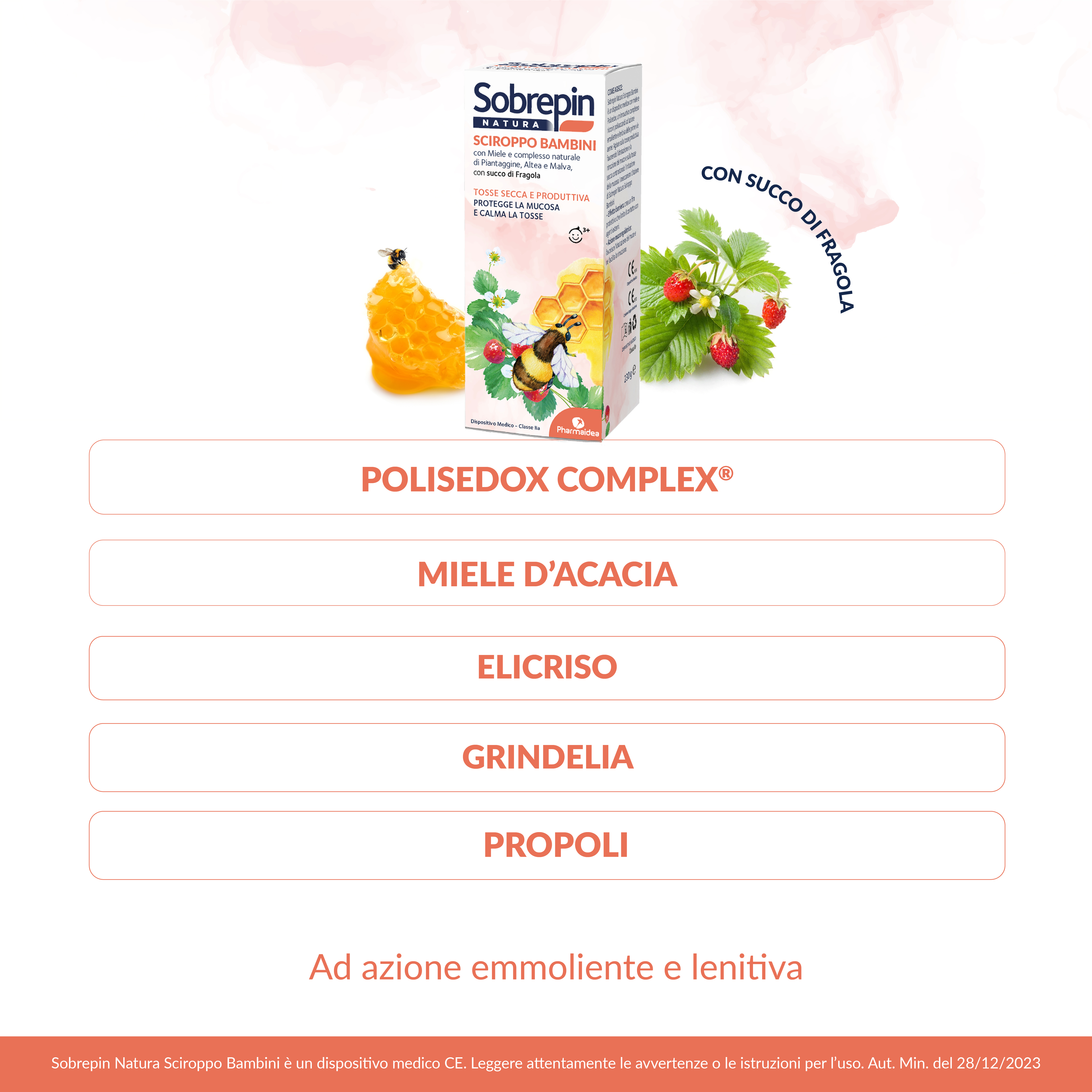 Sobrepin Natura Sciroppo Bambini Tosse Secca e Grassa