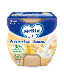 Mellin Merenda Latte e Banana 2 x 100 g Mellin Merenda Latte e Banana 2 x 100 g