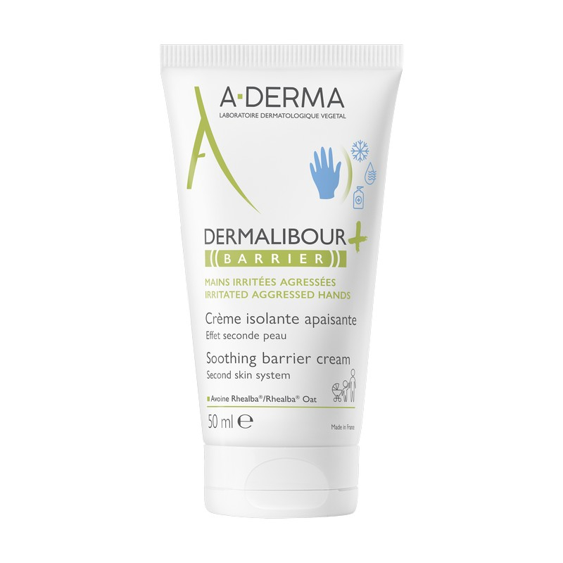 A-DERMA DERMALIBOUR + CICA Crema Isolante Lenitiva 50mL A-DERMA DERMALIBOUR + CICA Crema Isolante Lenitiva 50mL