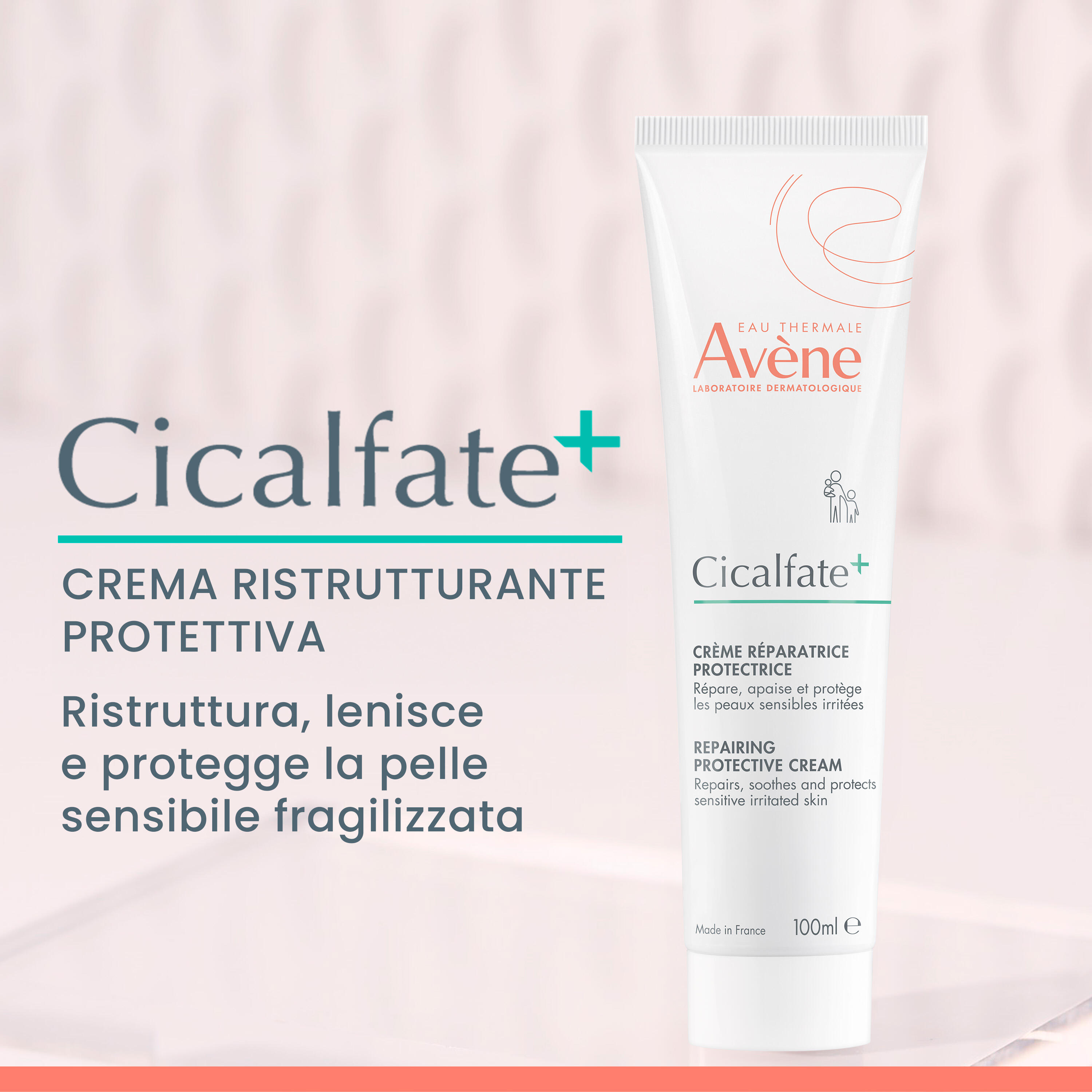 Avène Cicalfate+ - Crema Ristrutturante Protettiva Per Pelle Fragilizzata 100 ml