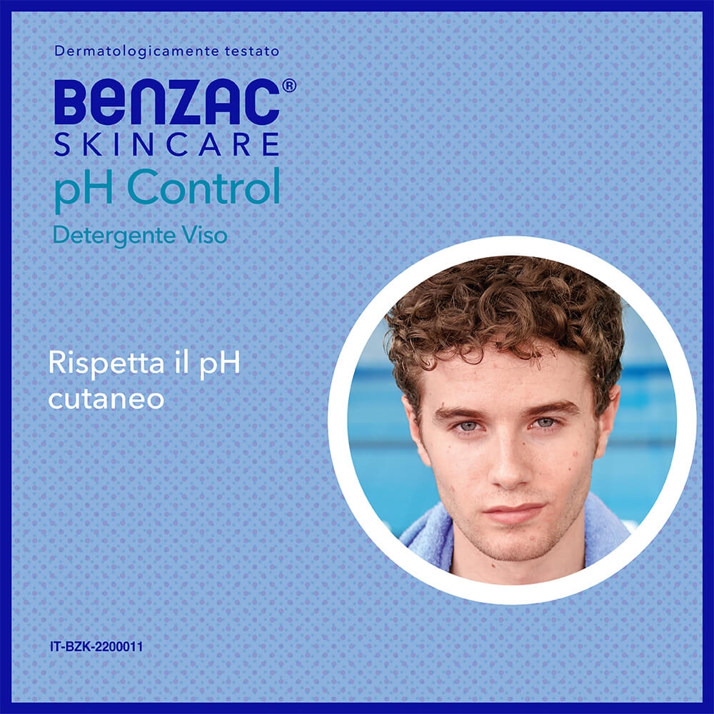Benzac Skincare pH Control, Detergente Viso, Anti Acne, con Antibatterico, Elimina le Impurità e Rispetta il pH Cutaneo, con Gluconolattone e Zinco 150ml Benzac Skincare pH Control, Detergente Viso, Anti Acne, con Antibatterico, Elimina le Impurità e Rispetta il pH Cutaneo, con Gluconolattone e Zinco 150ml