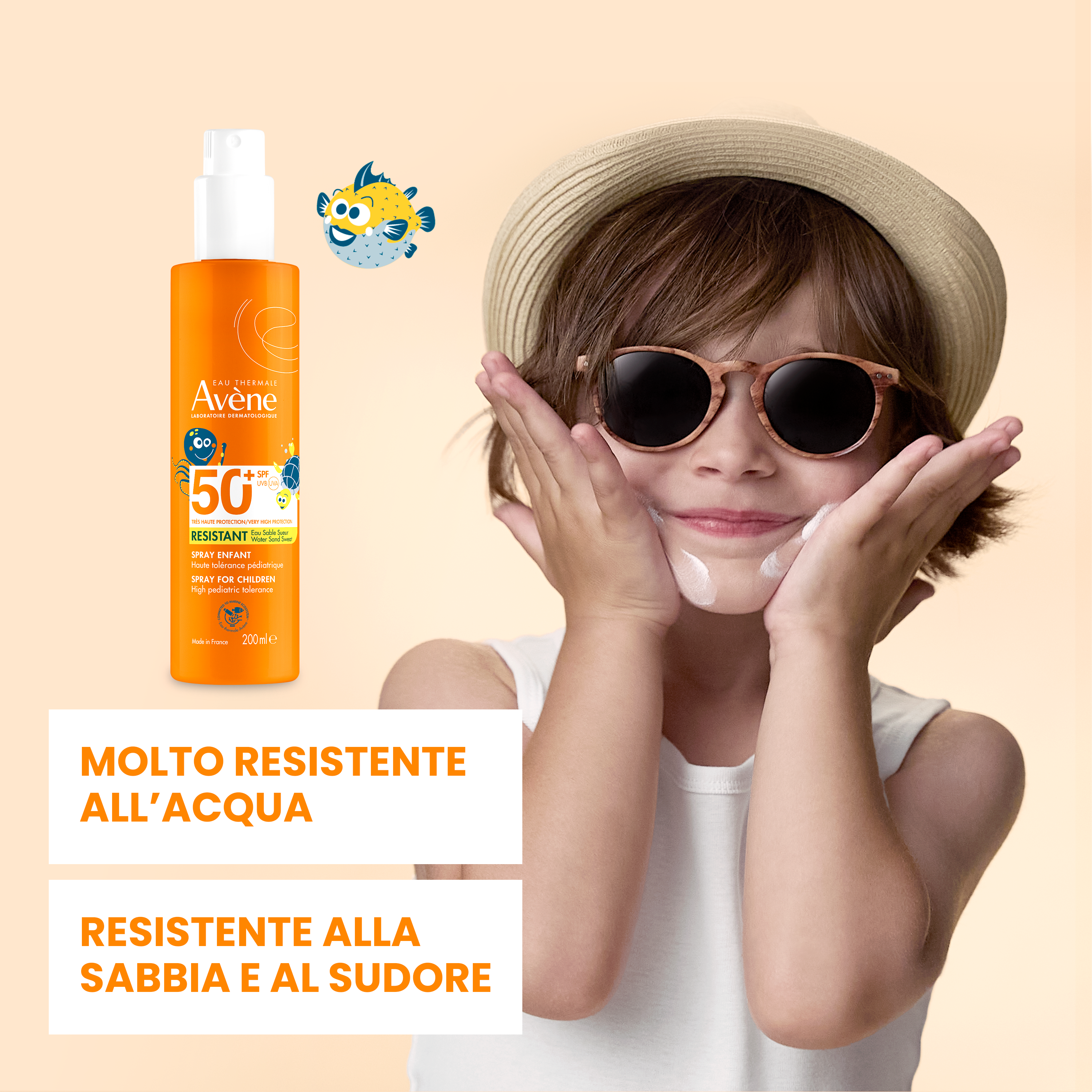 Avène - Protezione Solare Molto Alta SPF50+ Bambino Spray 200 ml