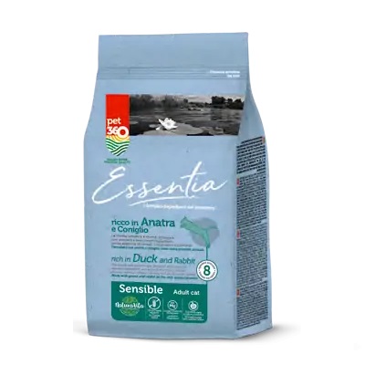 PET360 ESSENTIA GATTO SENSIBLE GRAIN FREE ADULT ANATRA 300GR