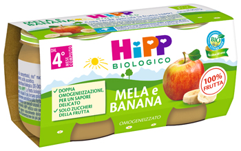 HIPP OMOG MELA/BANANA 2X80G HIPP OMOG MELA/BANANA 2X80G