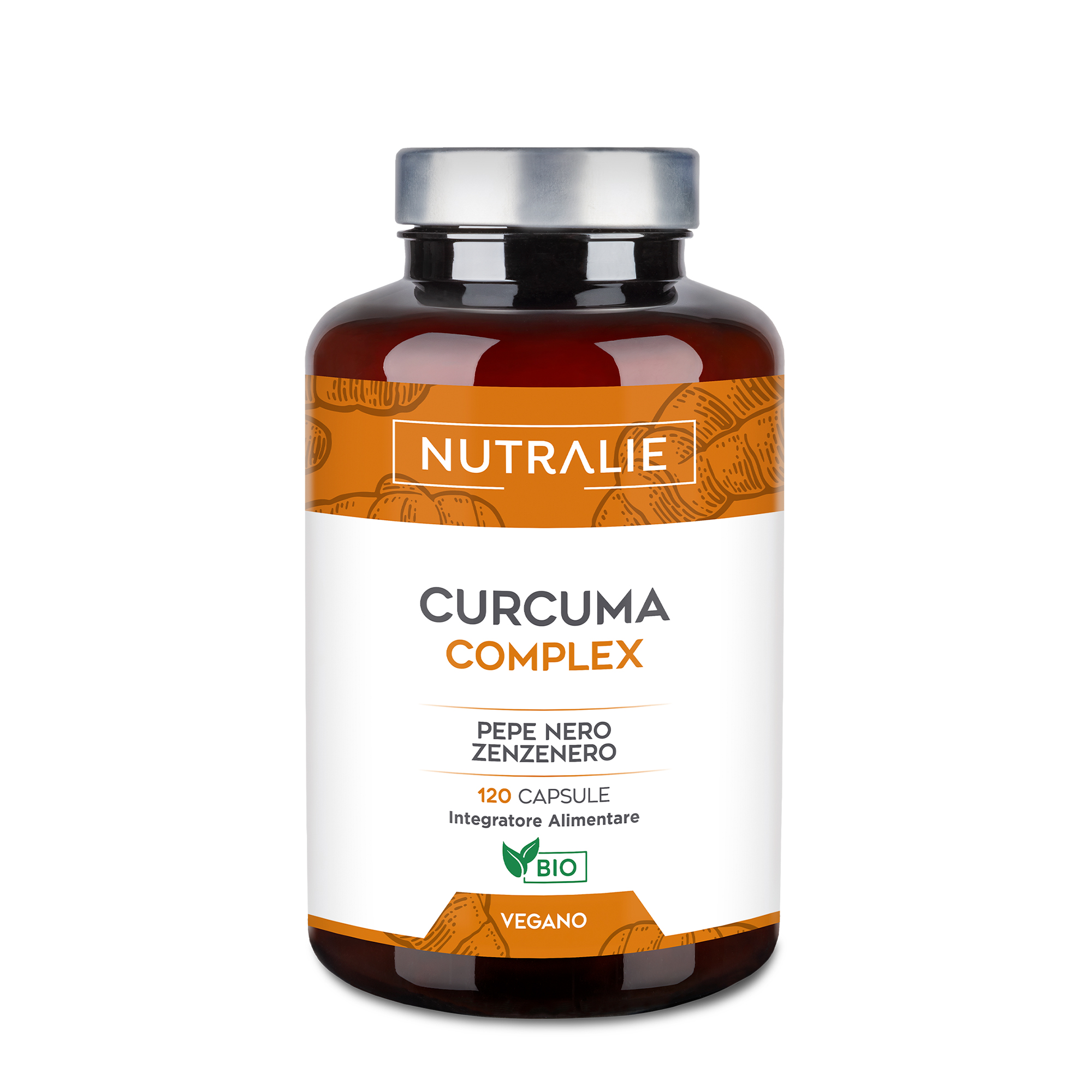 Nutralie Curcuma Complex 120 Capsule - Integratore Per Ossa E Articolazioni