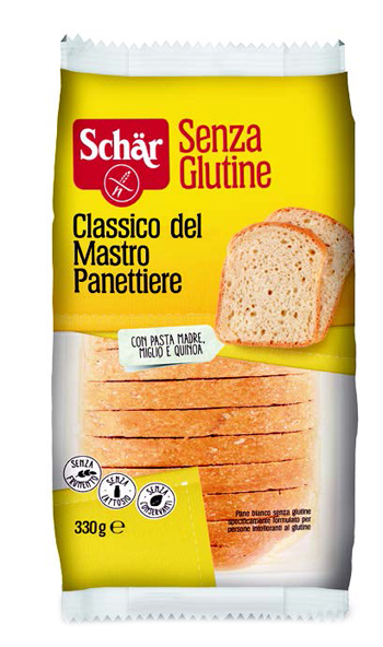 Schar Classico del Mastro Panettiere Pane Bianco Senza Glutine 330 g