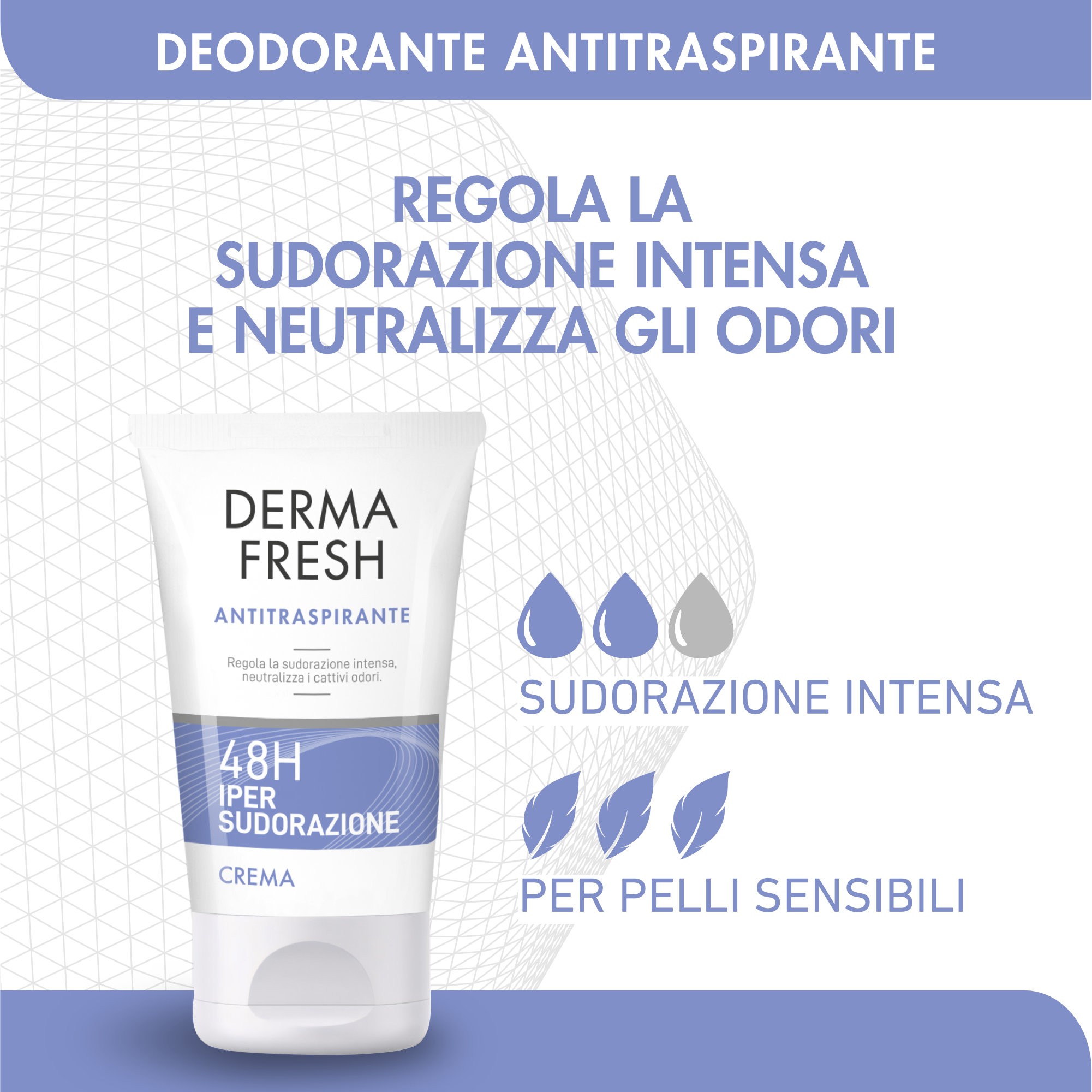 Dermafresh 48H Ipersudorazione - Crema Antitraspirante 50 ml